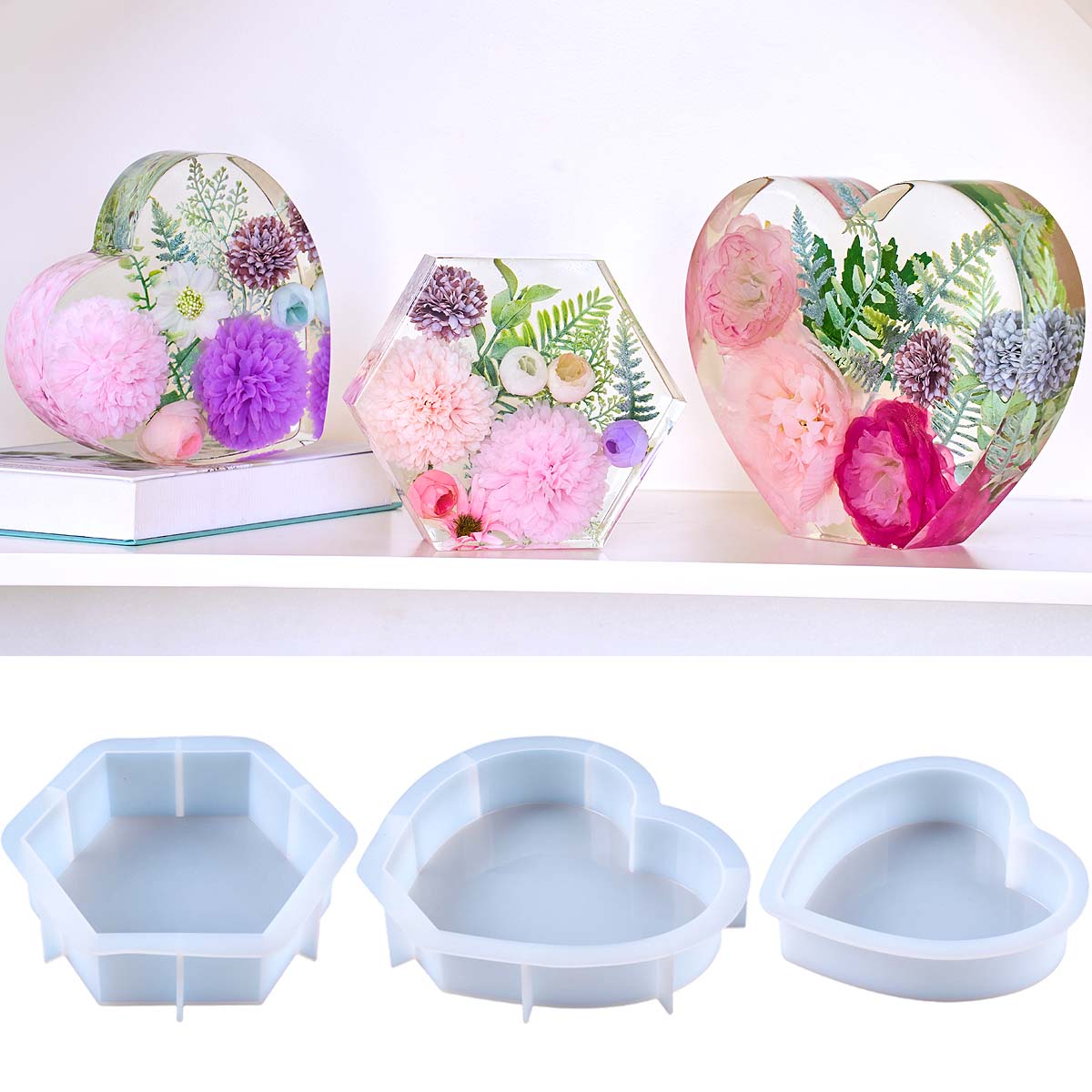 Art Craft Model - Large Love Silicone Mold DIY Heart