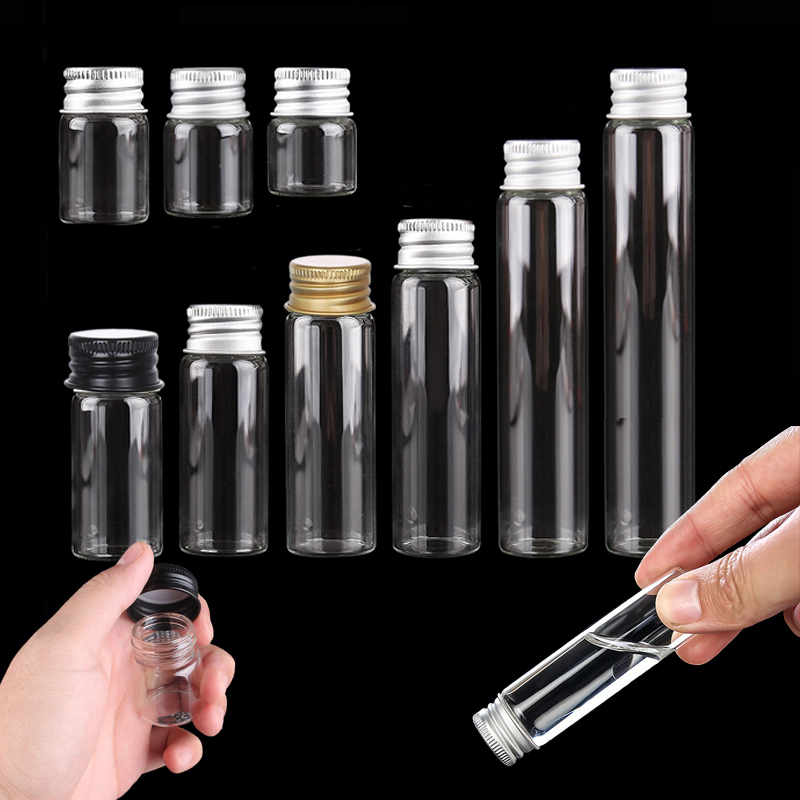 Art Craft Youtube - 50PCS 5ML-100ML Mini Glass Test Tube