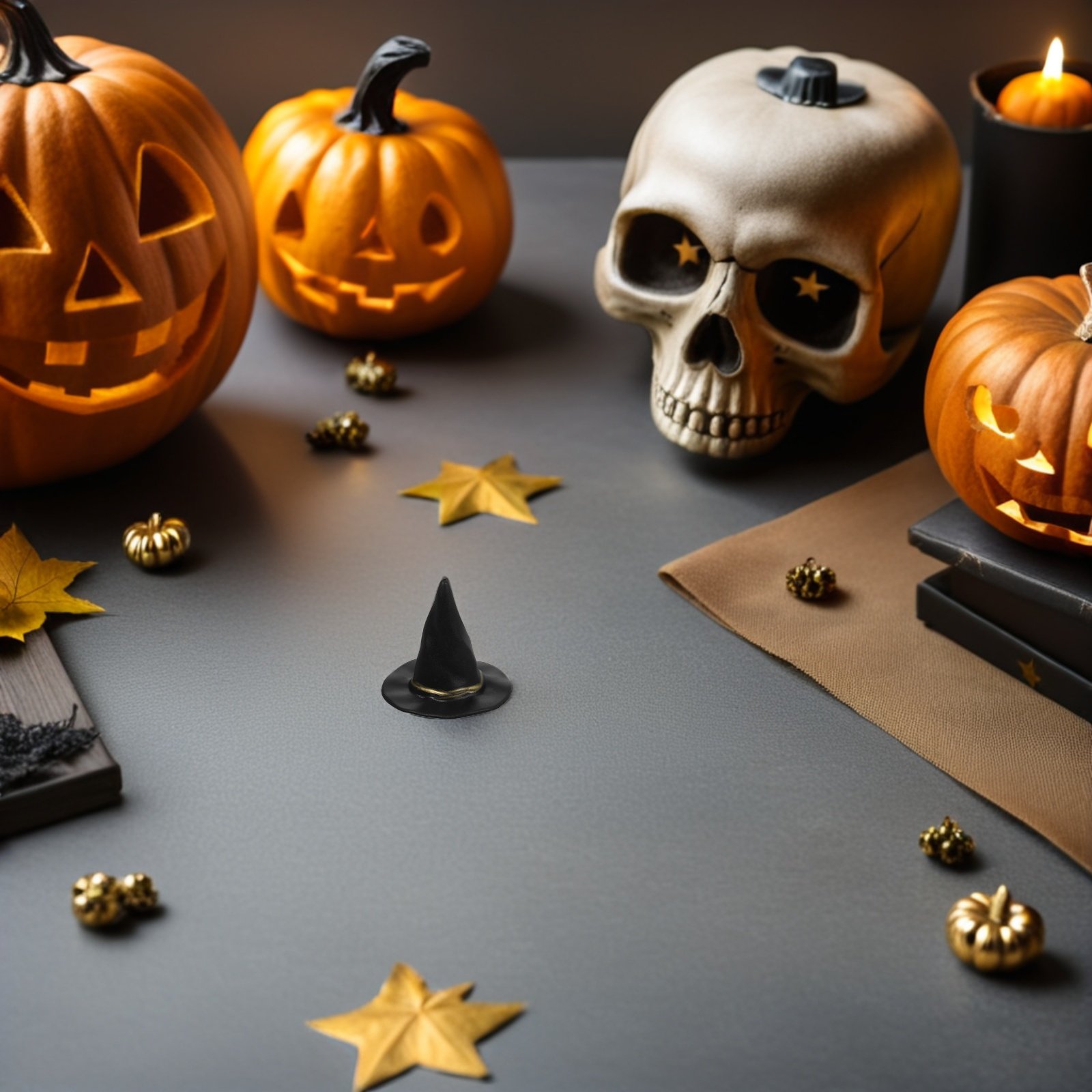 Art Craft Hat - 72Pcs Halloween Decoration Miniature Black Witch