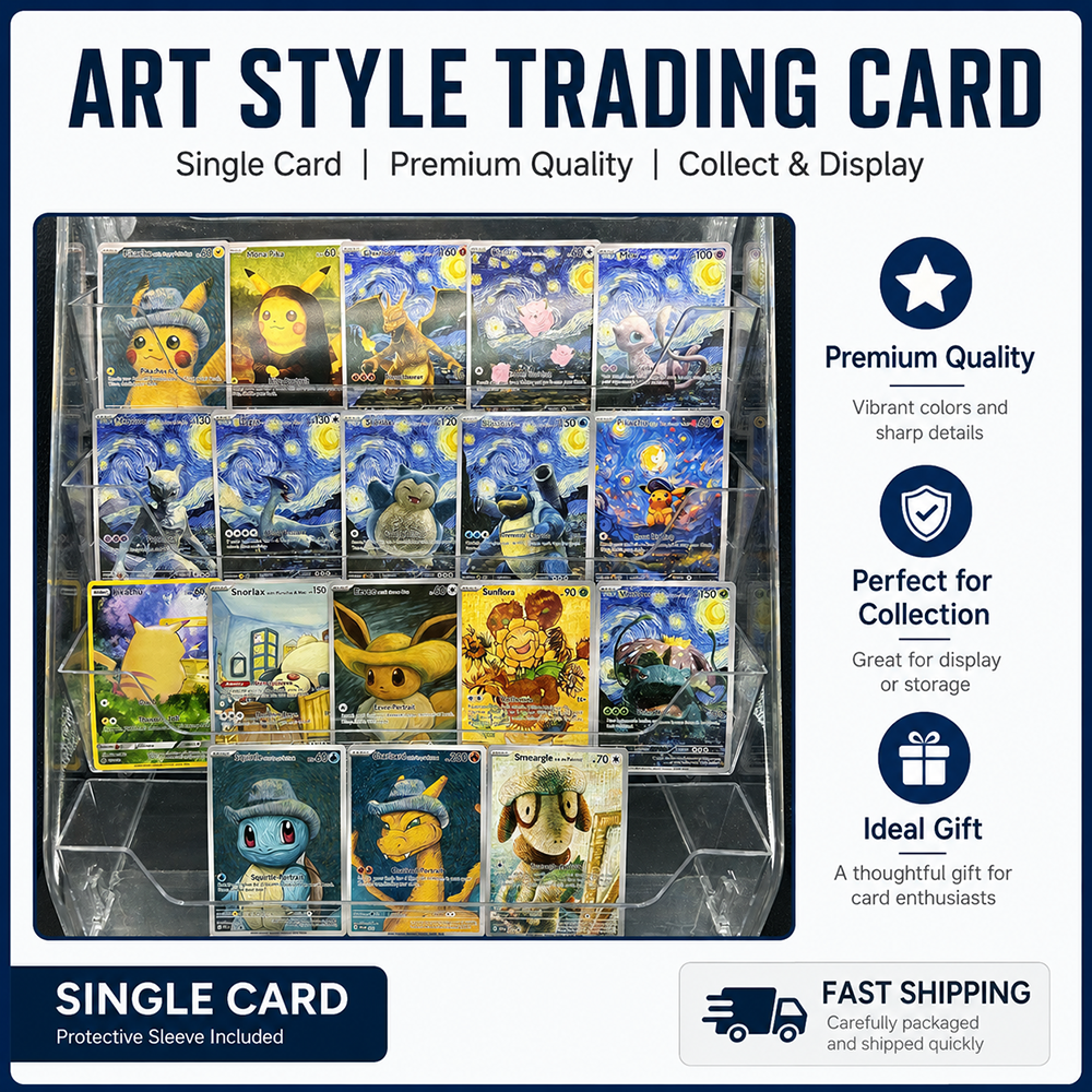 Art Craft Materials - Anime Self-Contro Game Collection Card Starry