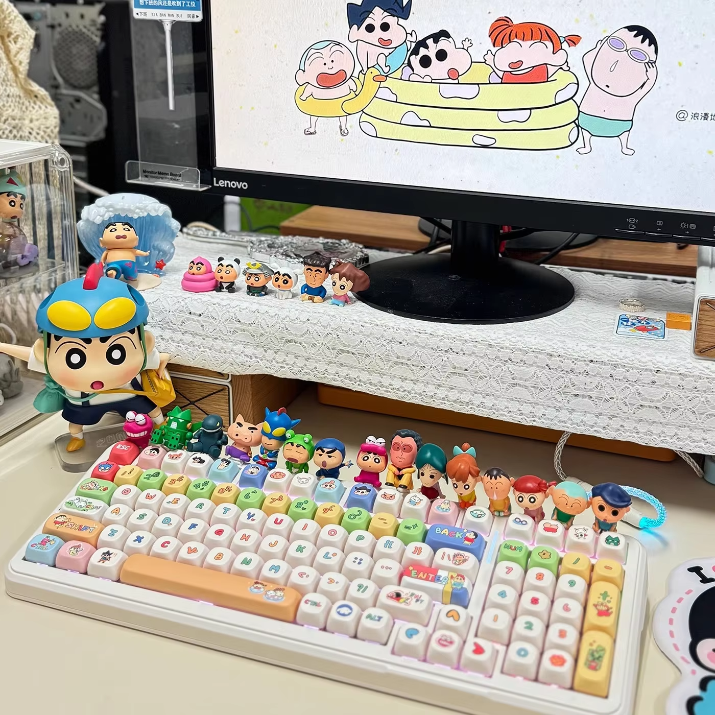 Art Craft Materials - Crayon Shin-chan MOA Keycap Cute Cartoon