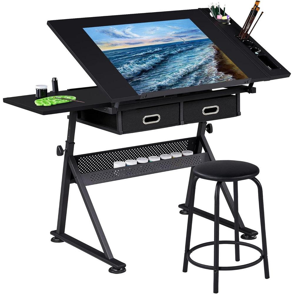 Art & Craft Paper Quilling - Drafting Table for Artists, Height Adjustable