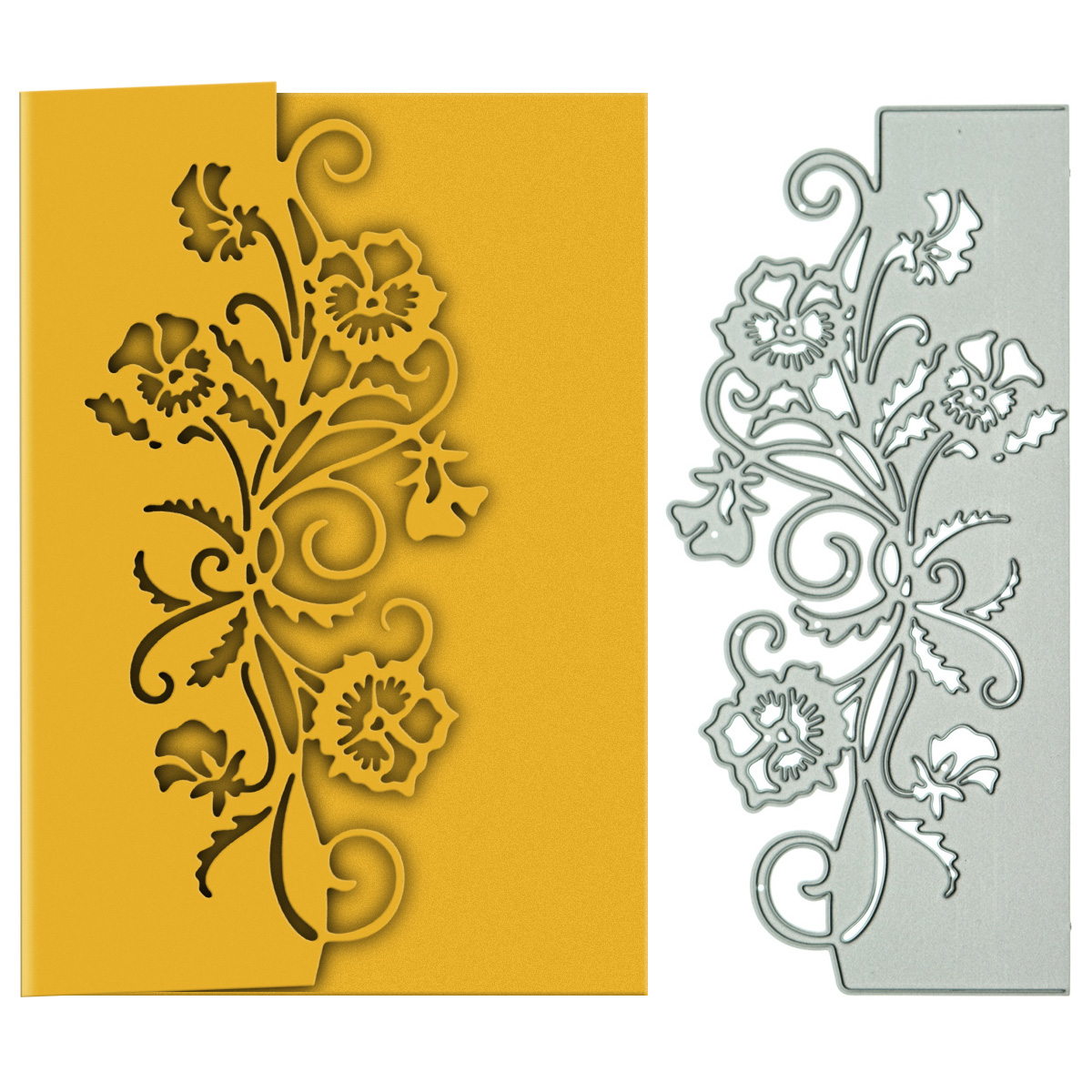 Stencil Cutting Plotter - Plant Scrapbooking Card Edge Metal Cutting
