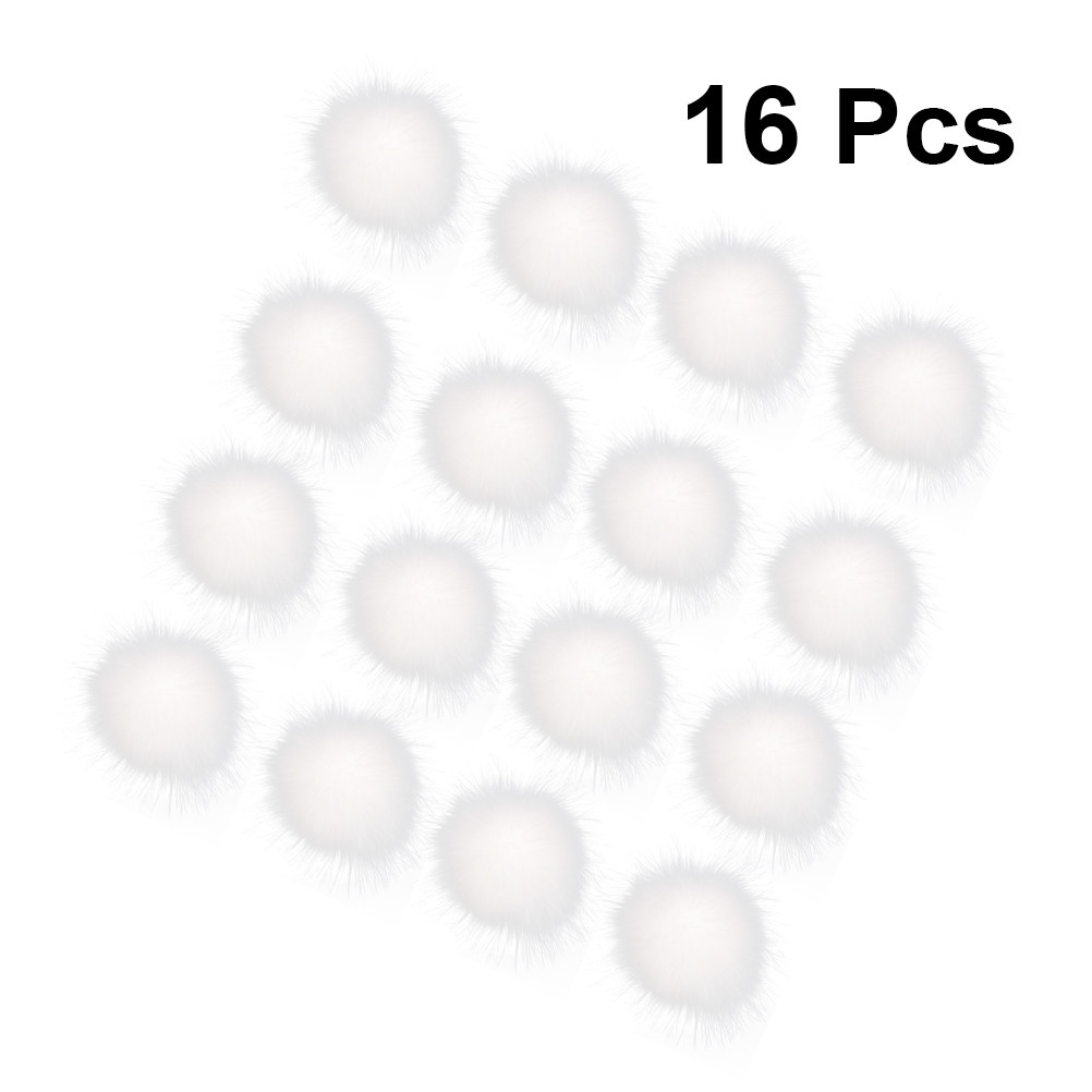 Art Craft Hat - 16Pcs Cute Pompom Balls Clothing Accessories