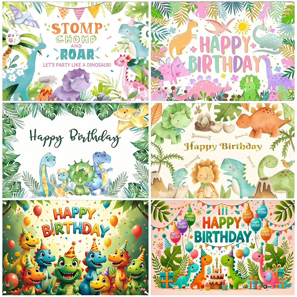 Cartoon Dinosaur Kids Birthday - Art Craft Dinosaur recensie en prijs