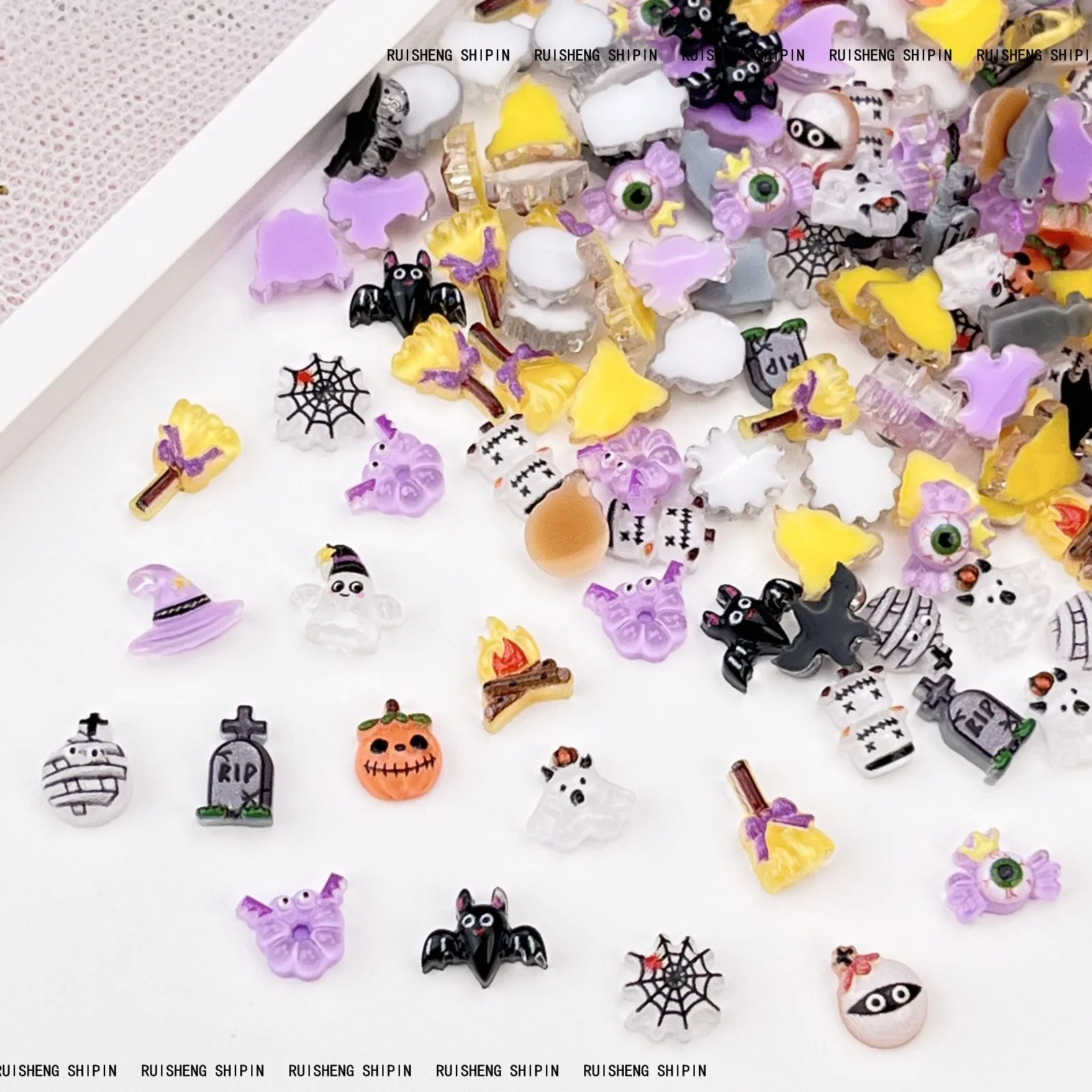 50pcs Resin Mini Colorful Hall - Art Craft Hat recensie en prijs