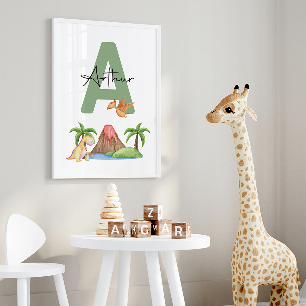 3pcs Personalized Custom Name  - Art Craft Dinosaur recensie en prijs