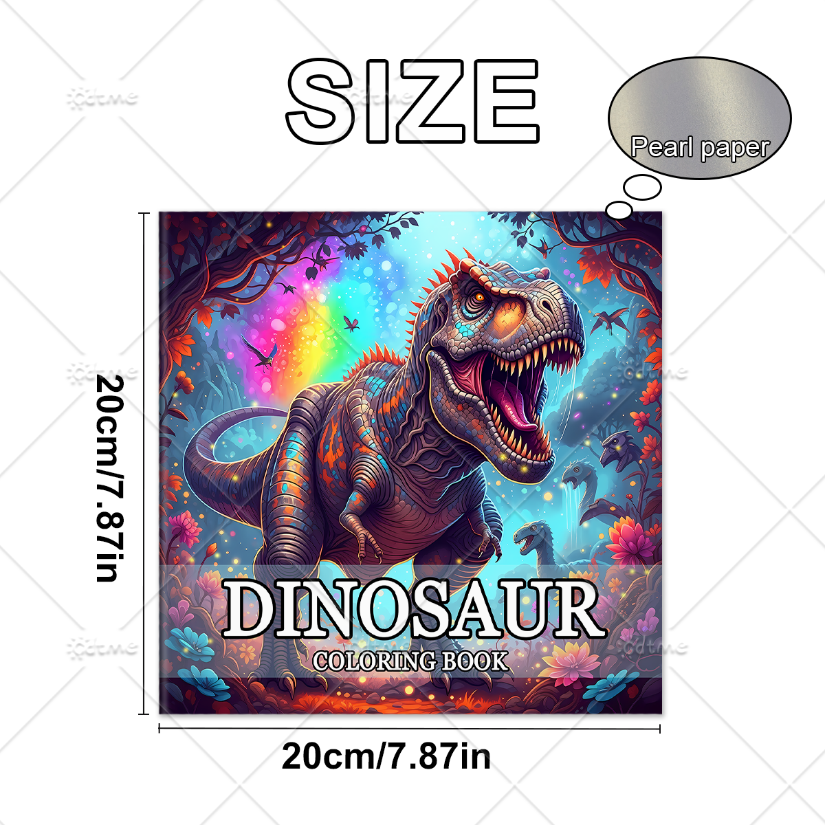 DINOSAUR Coloring Book Adult R - Art Craft Dinosaur recensie en prijs