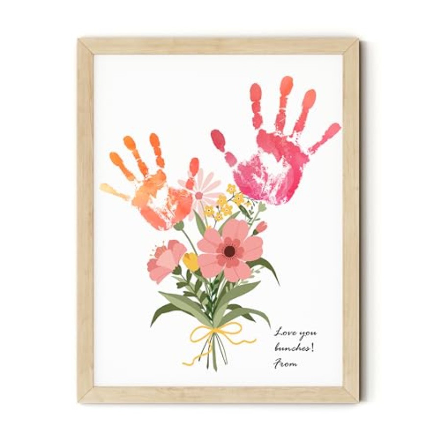 Flower Bouquet Handprint Art C - Art & Craft Kortingscode recensie en prijs