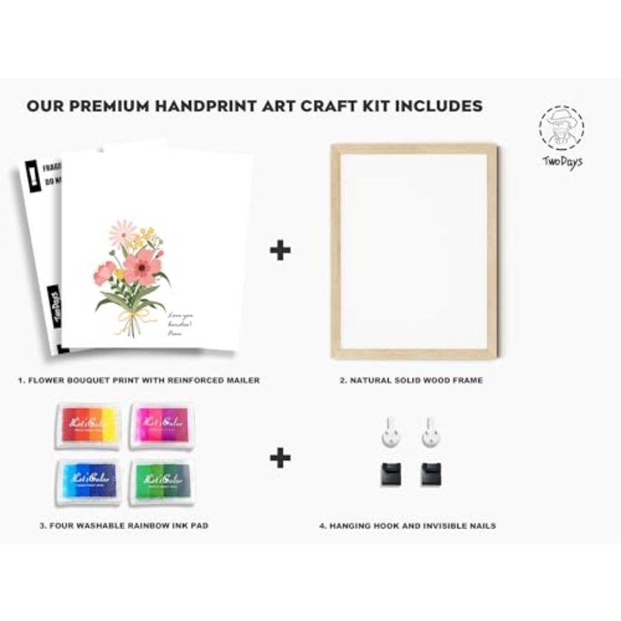 Flower Bouquet Handprint Art C - Art & Craft Kortingscode recensie en prijs