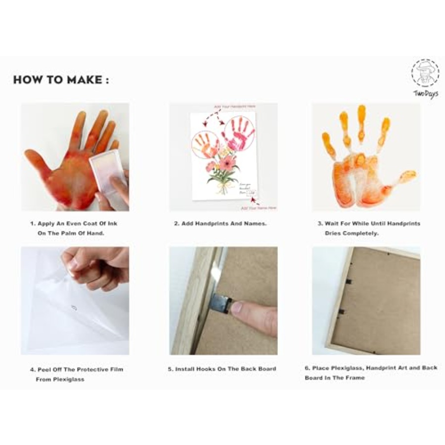 Flower Bouquet Handprint Art C - Art & Craft Kortingscode recensie en prijs