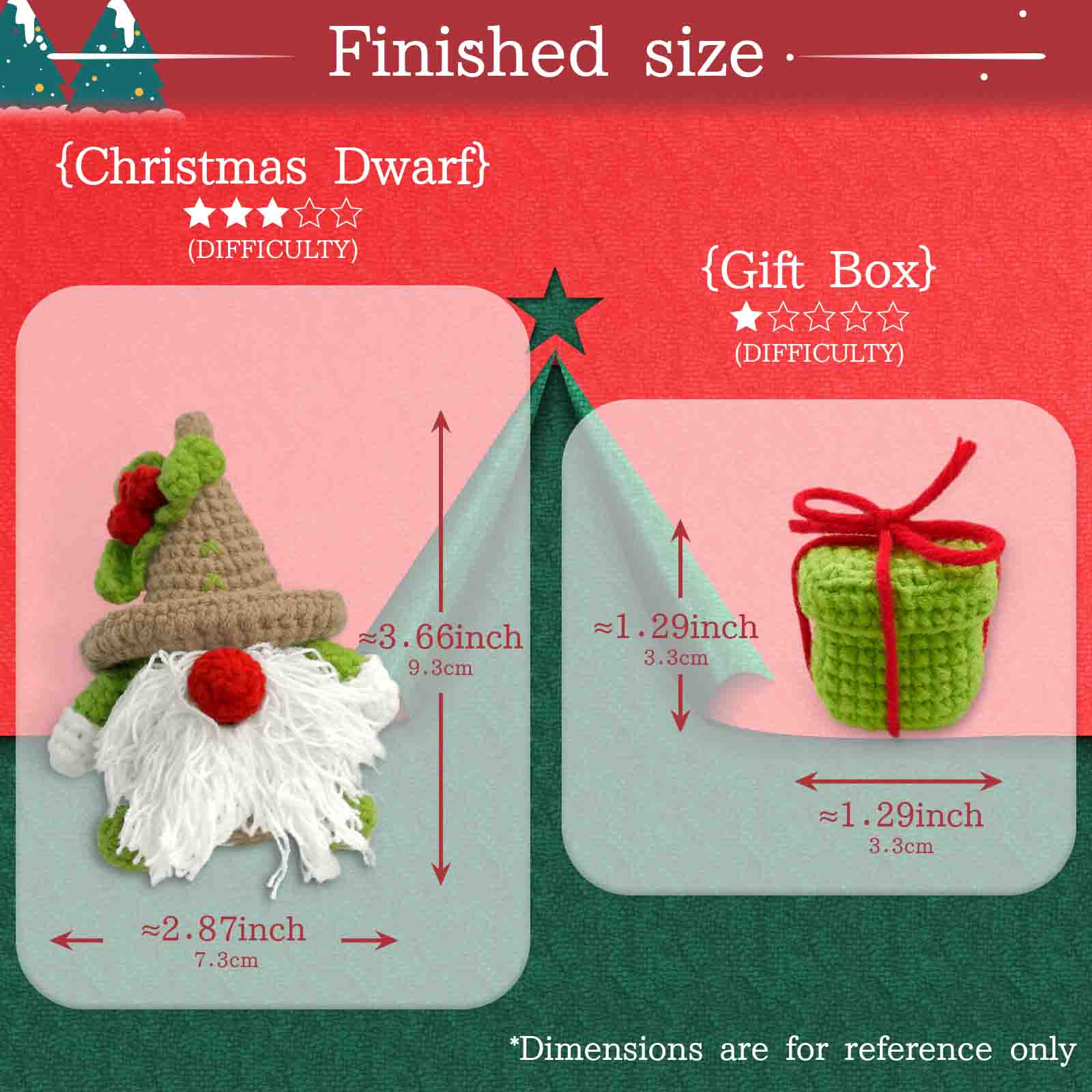 YAMAXIN 2PC Christmas Themed C - Art Craft Yarn recensie en prijs