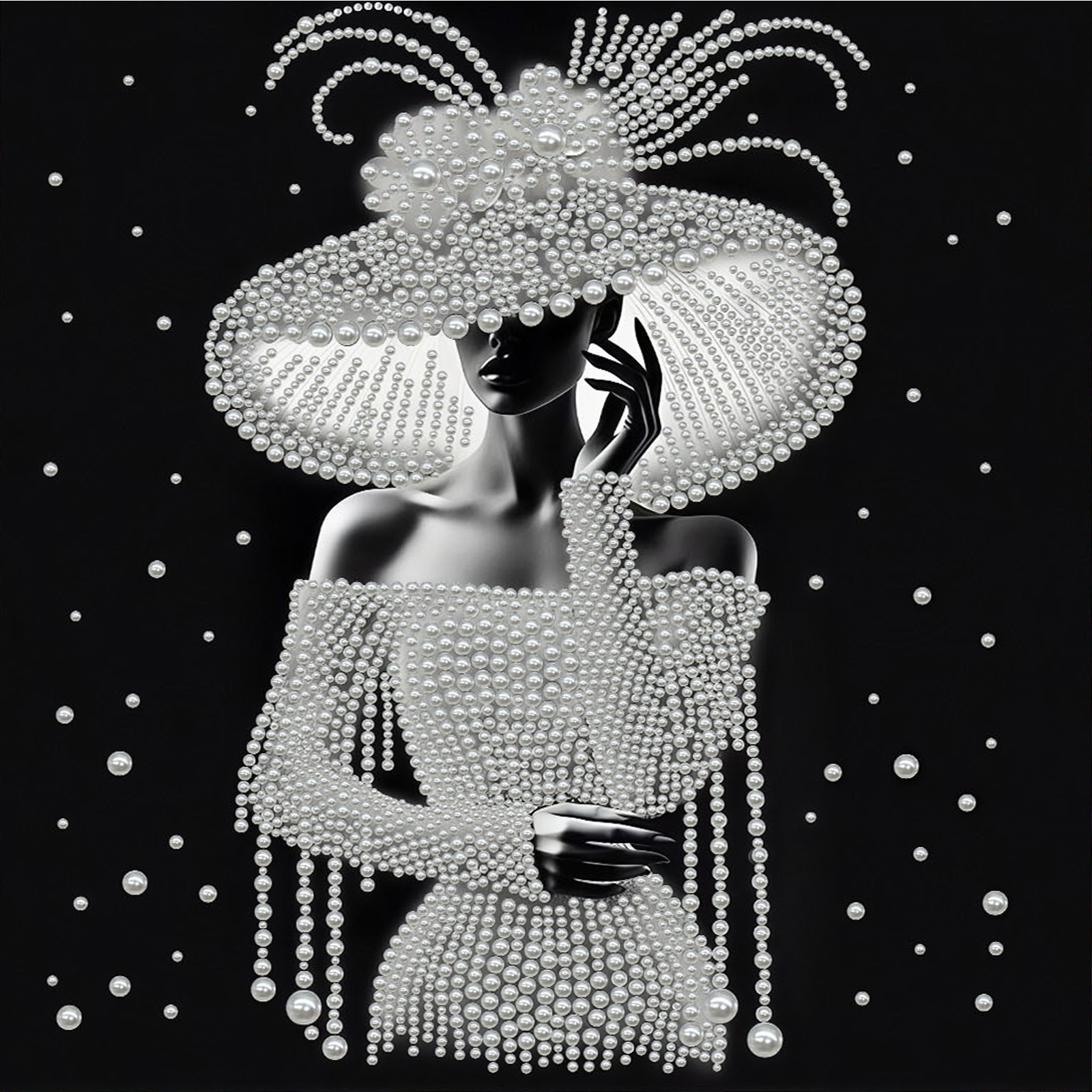 Elegant Lady Full 5D DIY Pearl - Art Craft Gift Ideas recensie en prijs
