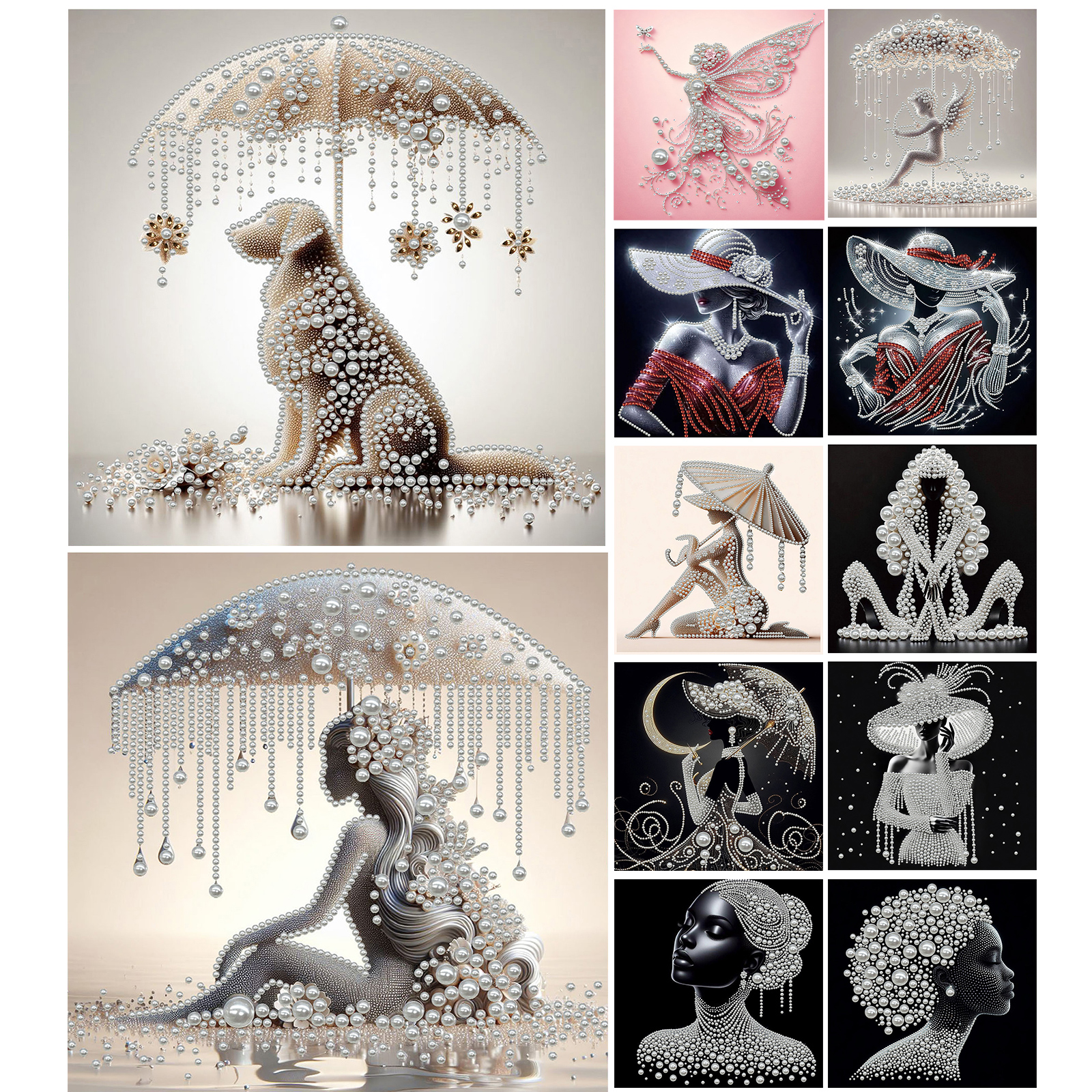Elegant Lady Full 5D DIY Pearl - Art Craft Gift Ideas recensie en prijs