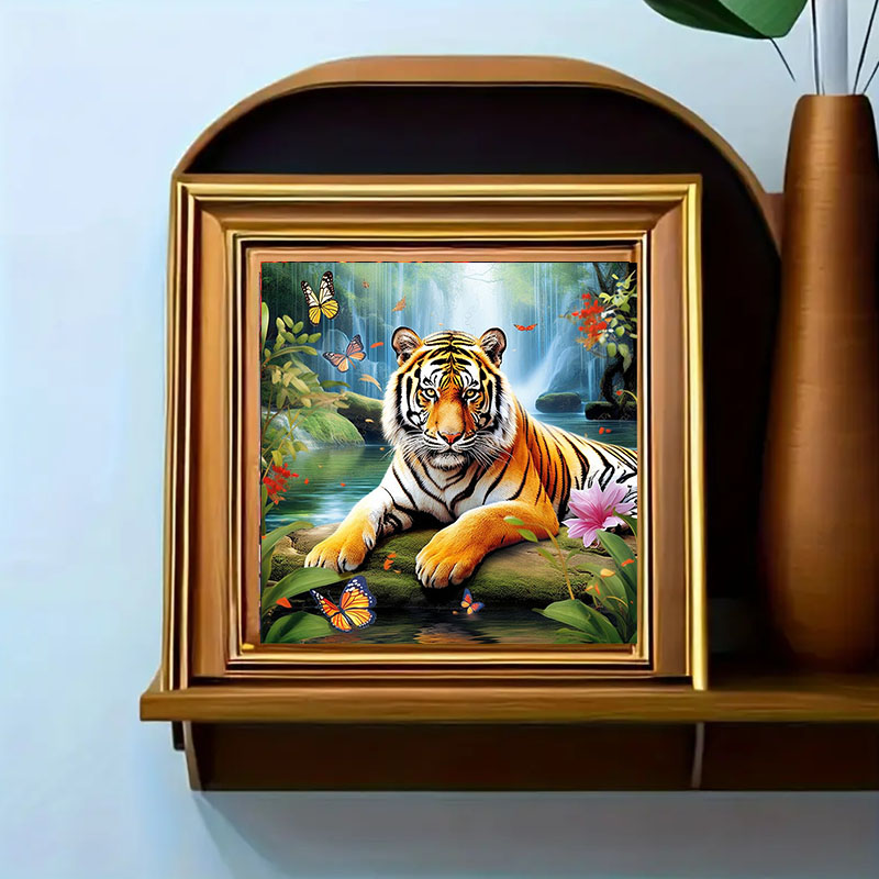 1 set of Tiger King Diamond Pa - Art Craft Kits For Adults recensie en prijs