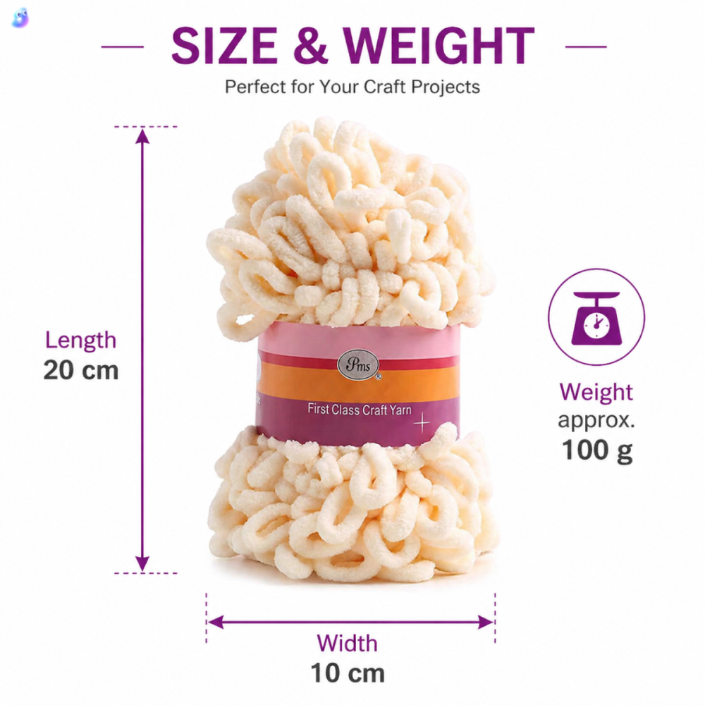 100% Polyester Finger Loop Yar - Art Craft Yarn recensie en prijs