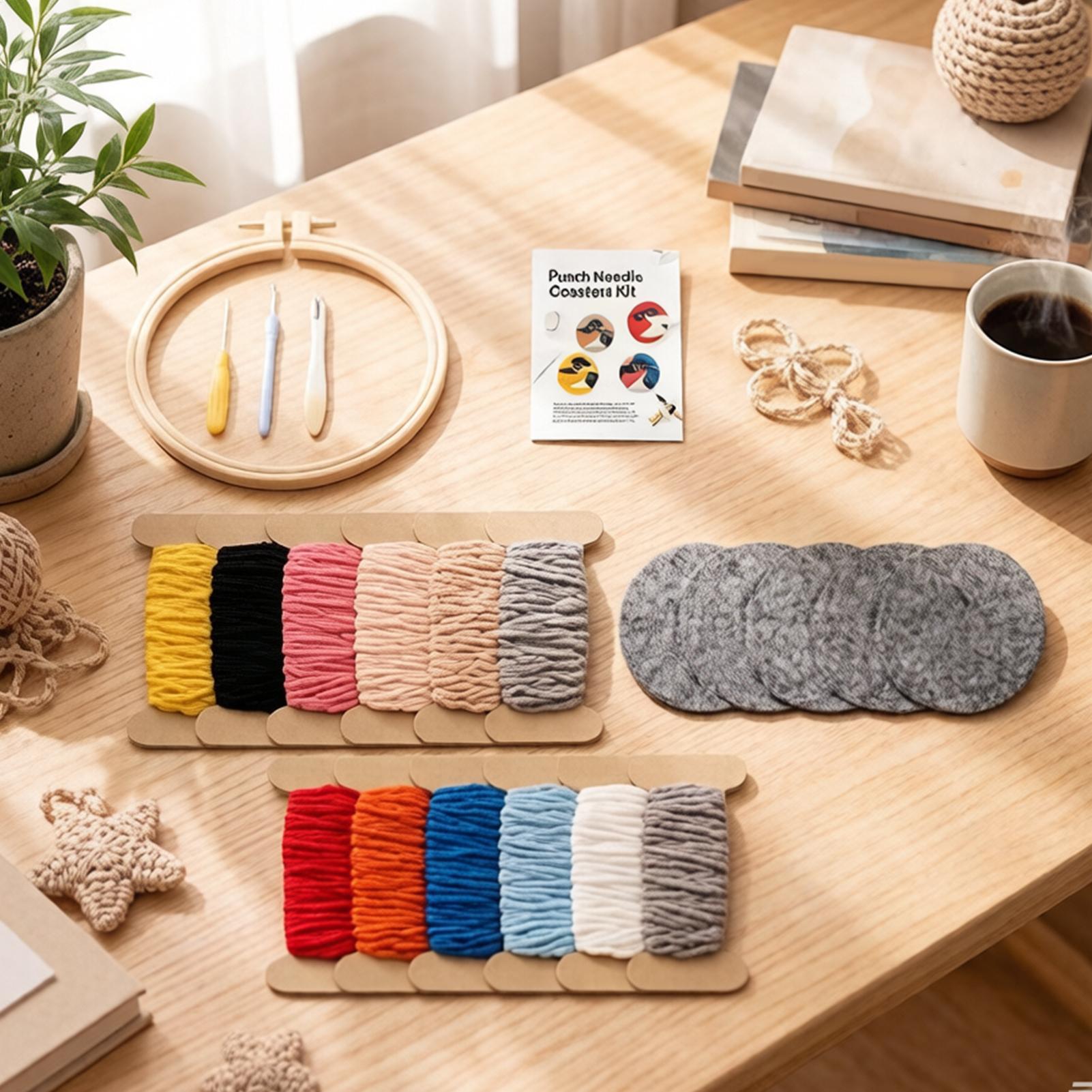 Needle Punch Kit With Yarn Ins - Art Craft Yarn recensie en prijs