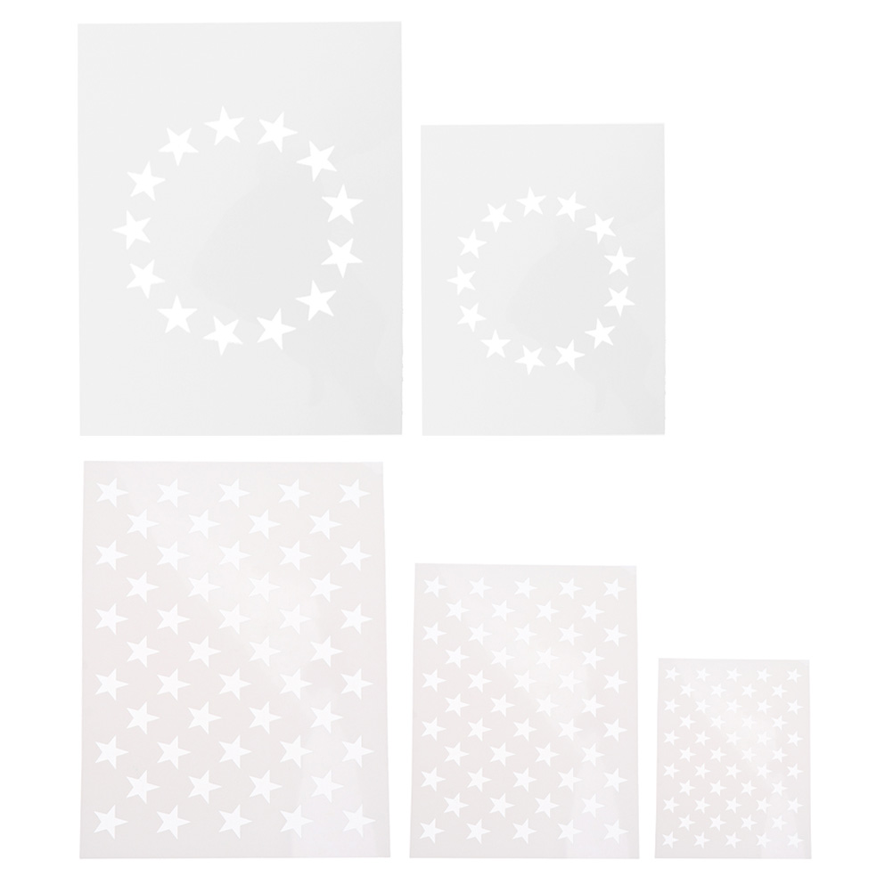 5pcs Star Stencil Template For - Art And Craft Independence Day recensie en prijs