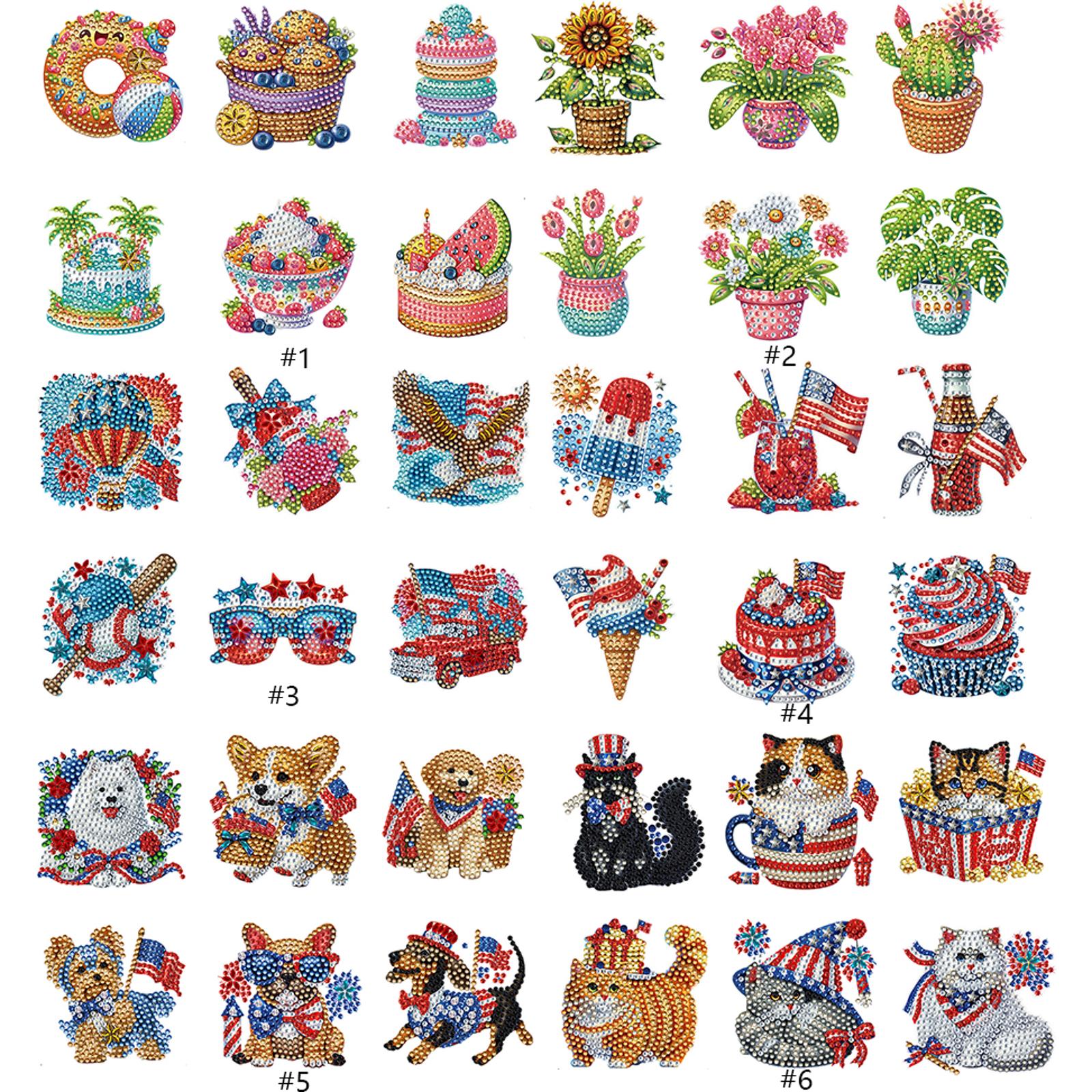 6pcs 2D/flat Acrylic DIY Indep - Art And Craft Independence Day recensie en prijs