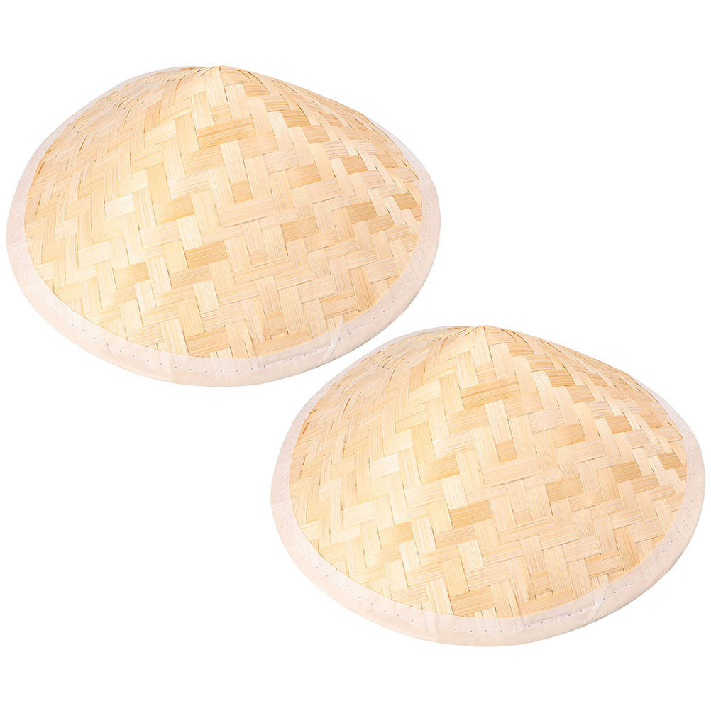 2Pcs Bamboo Woven Hats Kids Cr - Art Craft Hat recensie en prijs