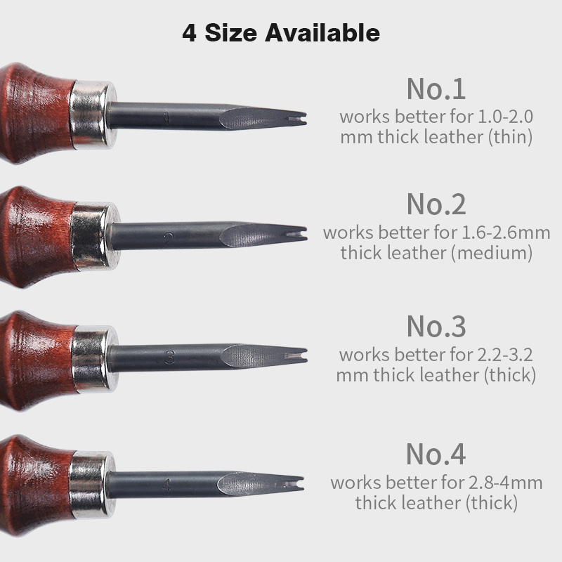 WUTA Sharp Leather Edge Bevele - Leather Tooling Kit recensie en prijs