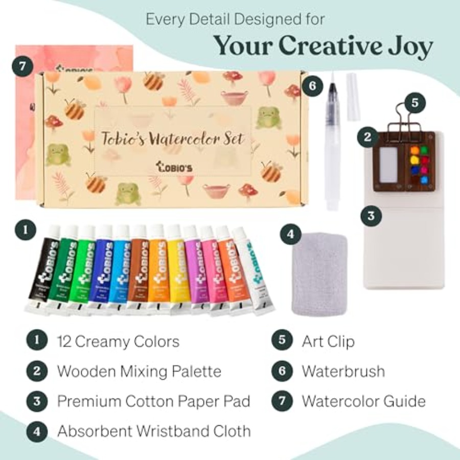 Original Mini Wooden Watercolo - Art & Craft Kortingscode recensie en prijs