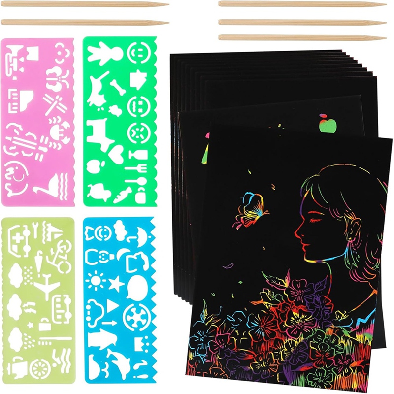 Scratch Paper Art Set, Black C - Art Craft Kits recensie en prijs