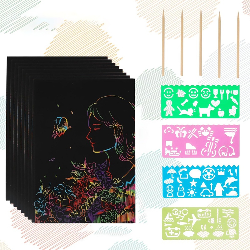 Scratch Paper Art Set, Black C - Art Craft Kits recensie en prijs