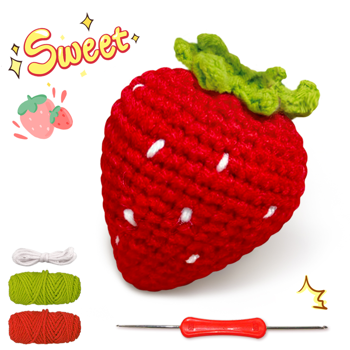 YAMAXIN 1PC Fruit Theme Croche - Art Craft Yarn recensie en prijs