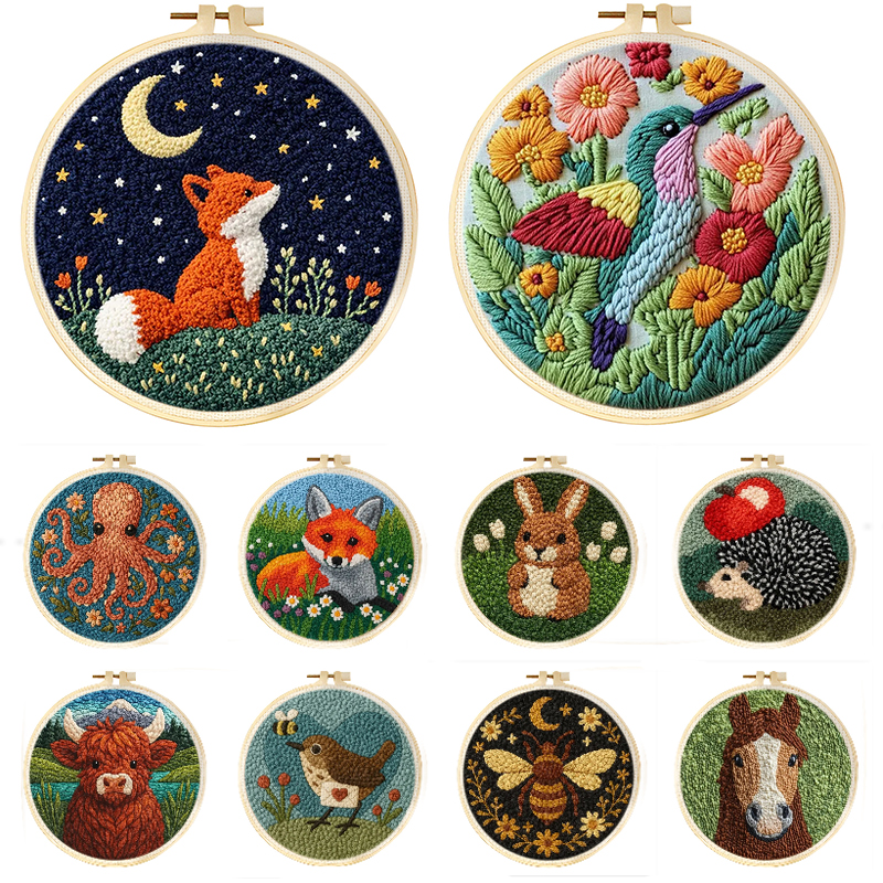 Punch Needle Embroidery Kit fo - Art Craft Yarn recensie en prijs