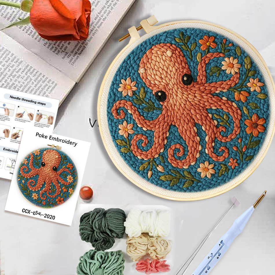 Punch Needle Embroidery Kit fo - Art Craft Yarn recensie en prijs