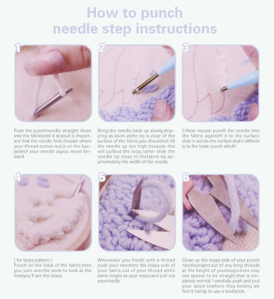 Punch Needle Embroidery Kit fo - Art Craft Yarn recensie en prijs