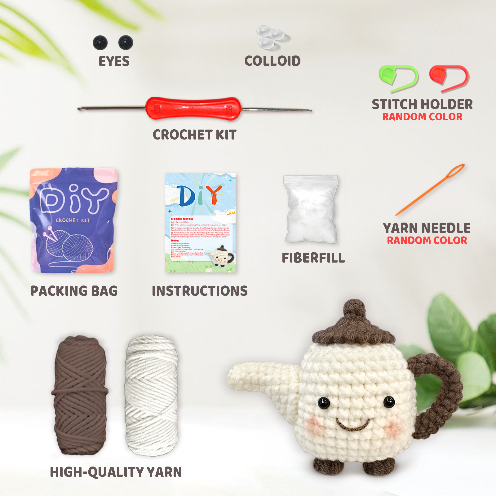 YAMAXIN 1PC DIY Crochet Kit fo - Art Craft Yarn recensie en prijs
