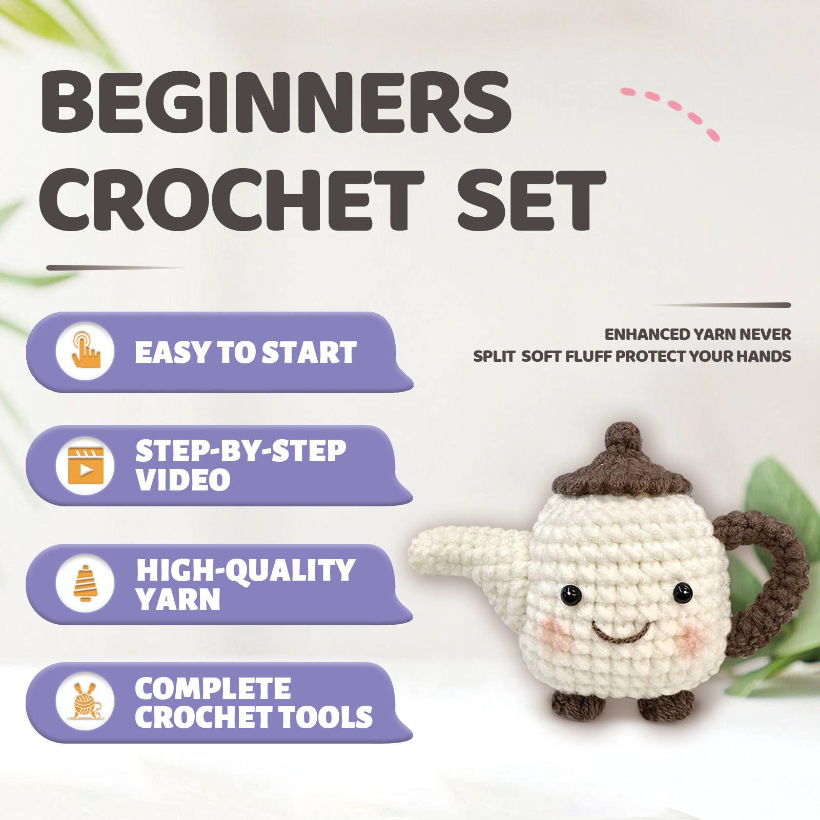 YAMAXIN 1PC DIY Crochet Kit fo - Art Craft Yarn recensie en prijs