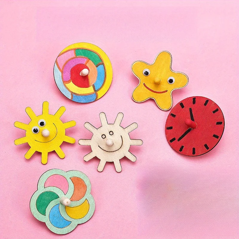 16pcs Wooden Spinning Top Craf - Art Craft Gift Ideas recensie en prijs