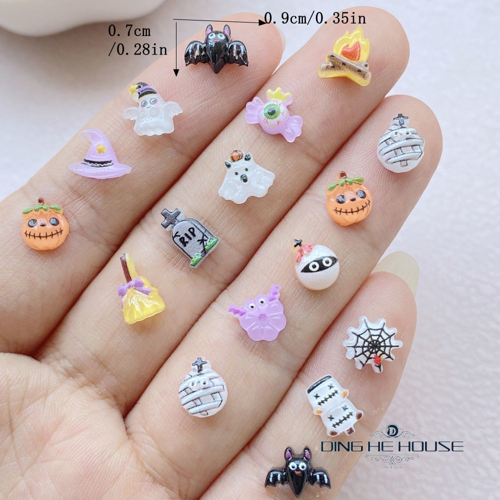 30/50/100pcs Mini Halloween Na - Art Craft Hat recensie en prijs