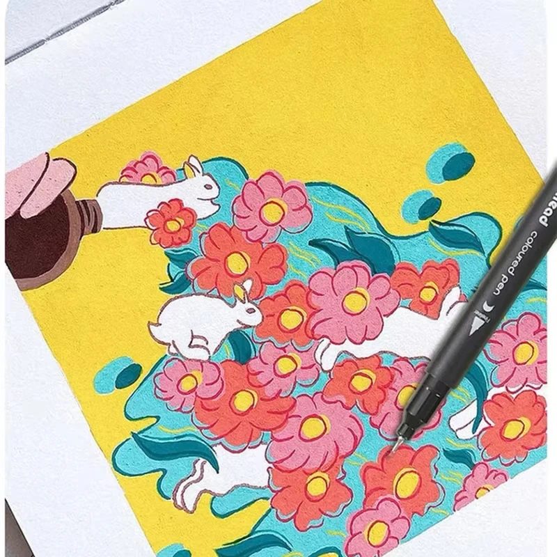 72 Colors Dual Tip Watercolor  - Watercolor Brush Pen recensie en prijs