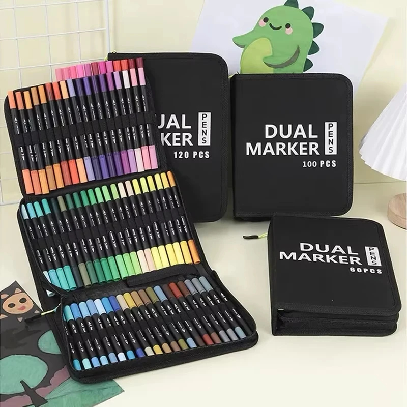 72 Colors Dual Tip Watercolor  - Watercolor Brush Pen recensie en prijs