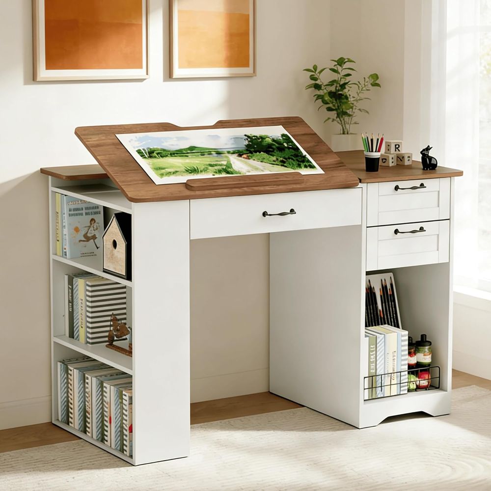 Adjustable Desk with Storage a - Art & Craft Kortingscode recensie en prijs