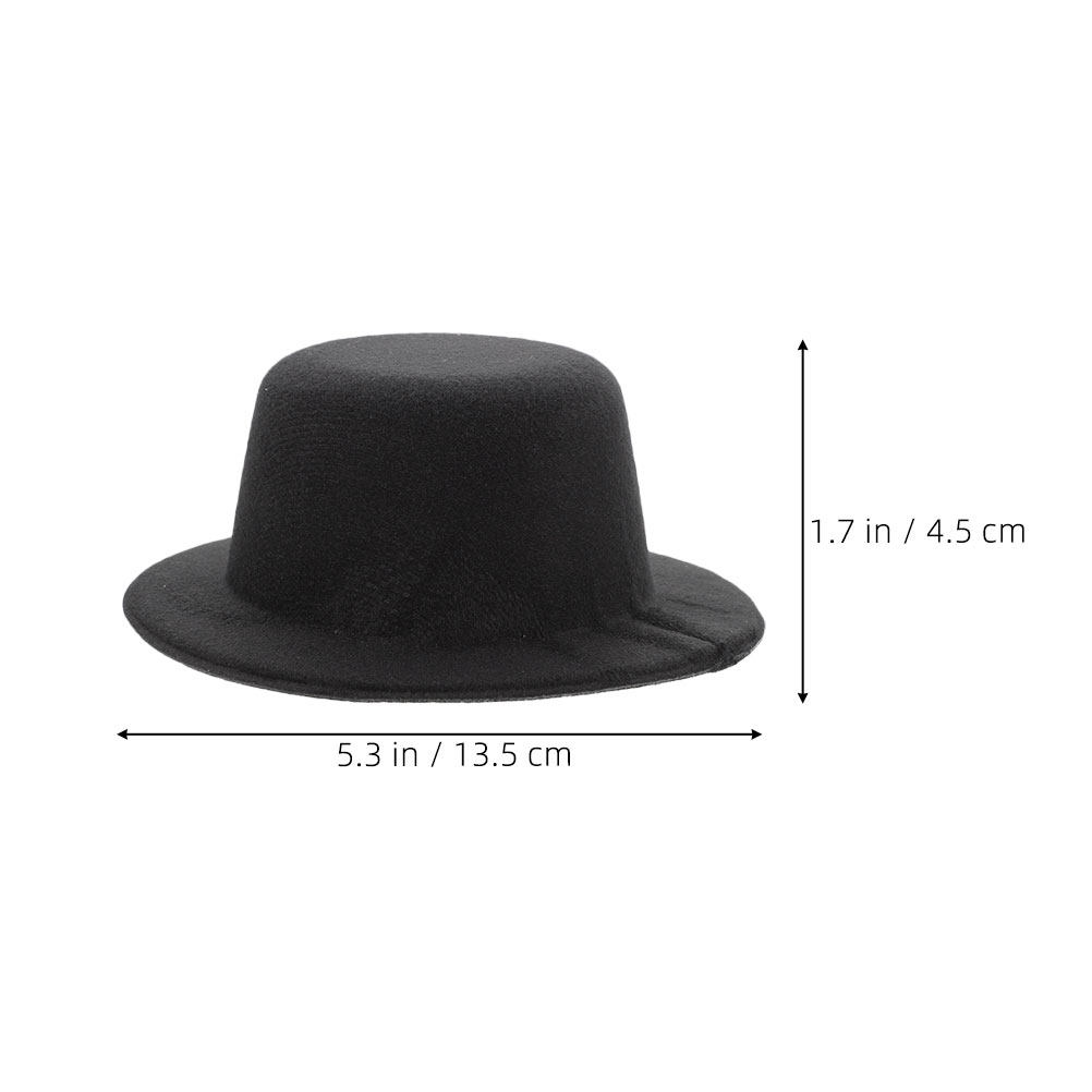 8Pcs Mini Top Hats Black Forma - Art Craft Hat recensie en prijs