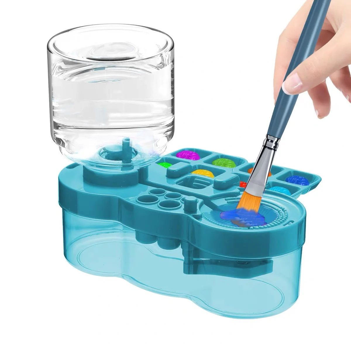 Paint Brush Washer with Drain  - Watercolor Brush Pen recensie en prijs
