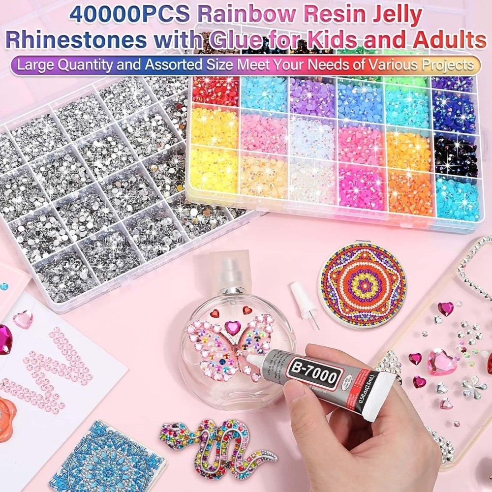 Multicolor Resin Rhinestone Ki - Art Craft Hat recensie en prijs