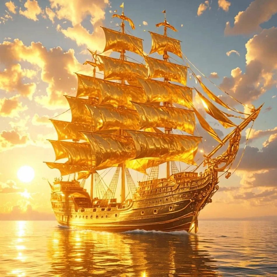 RUOPOTY Golden Sailboat Diamon - Art Craft Gift Ideas recensie en prijs