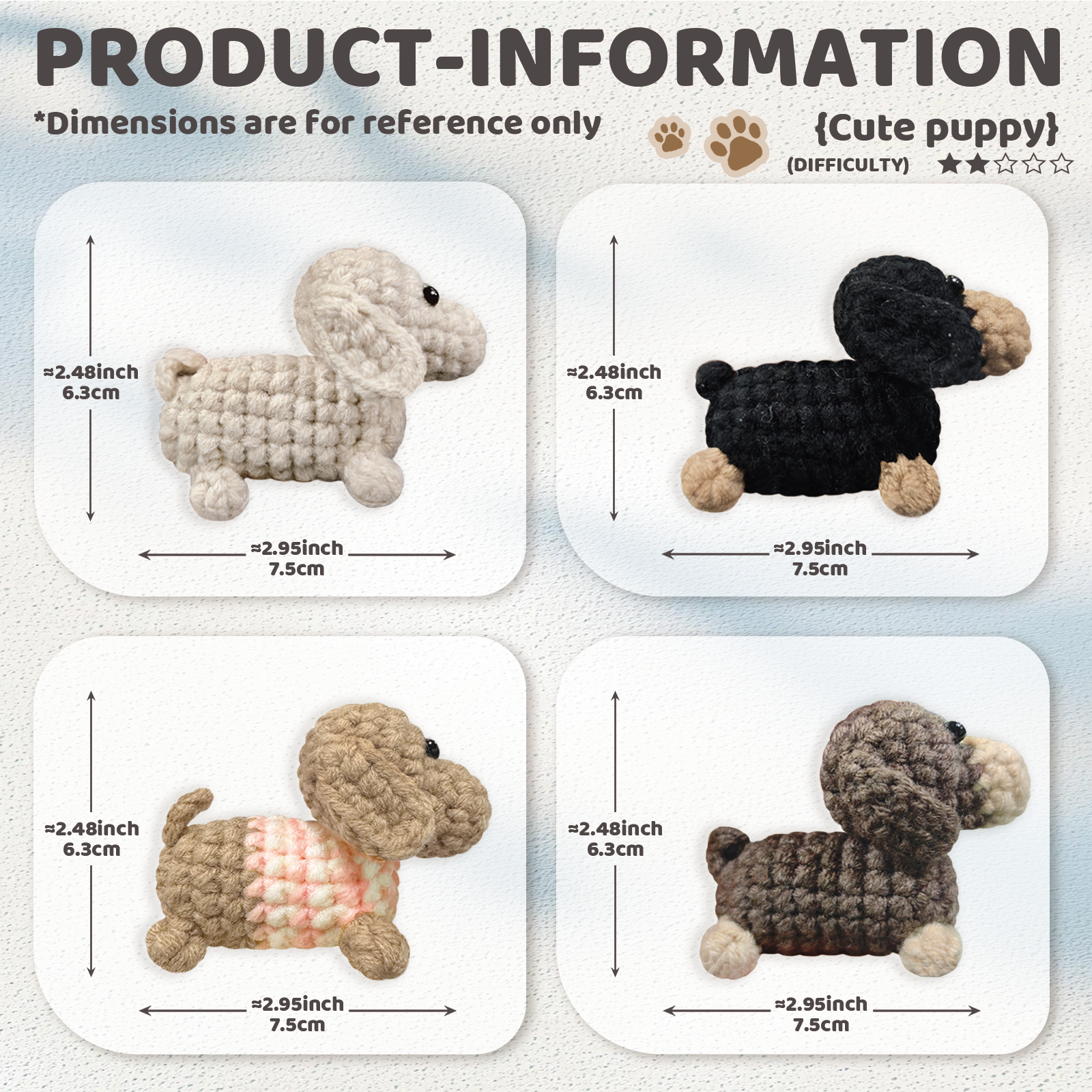 YAMAXIN 4PC Dog Crochet Needle - Art Craft Yarn recensie en prijs