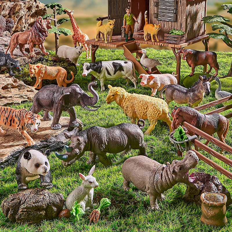Montessori Toy Wild Farm Dinos - Art Craft Dinosaur recensie en prijs