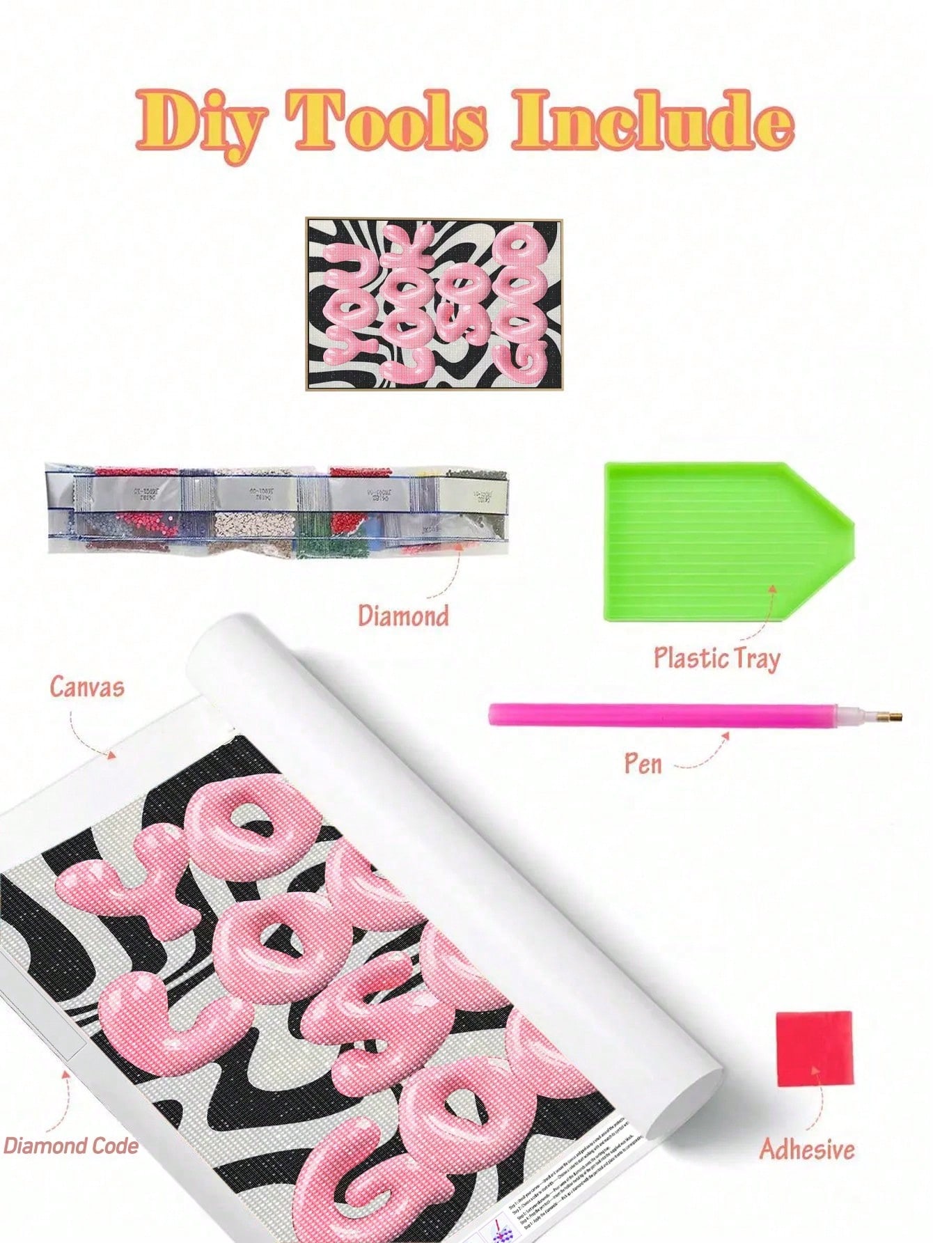 5D DIY Diamond Painting | Insp - Art Craft Quotes recensie en prijs