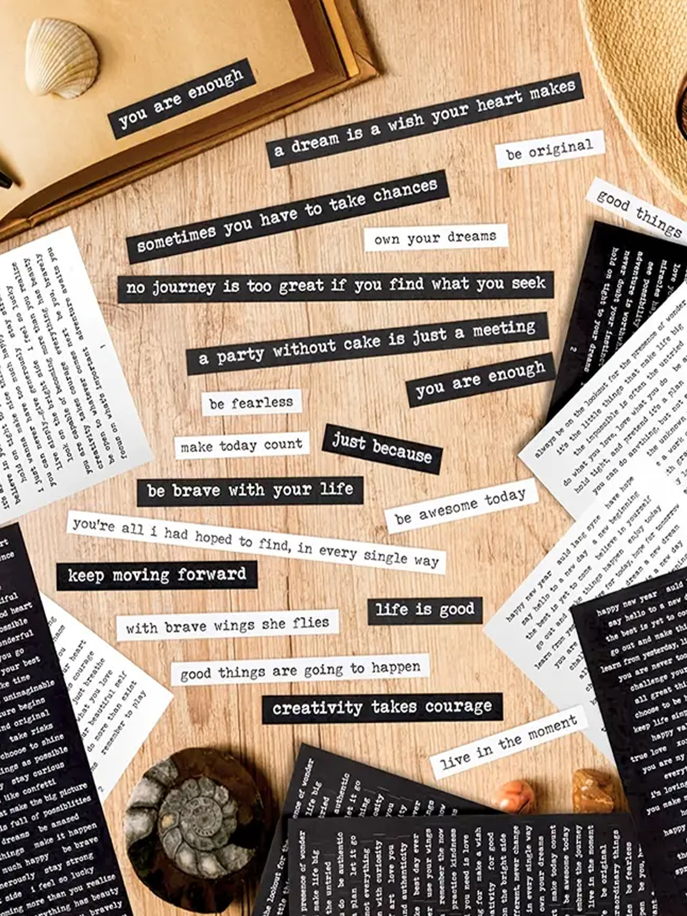 8 Sheets/406pcs Motivational Q - Art Craft Quotes recensie en prijs