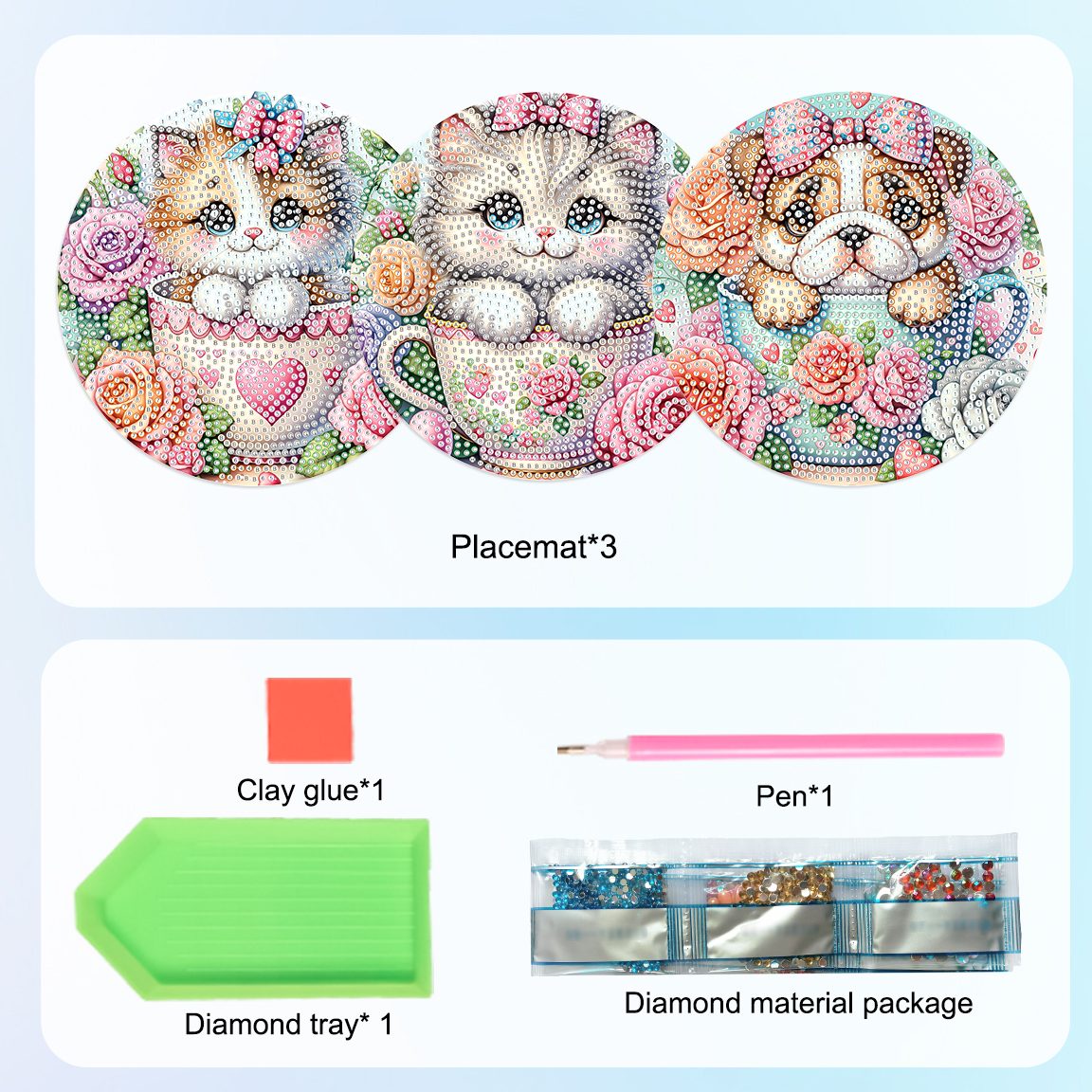 3Pcs Diamond Art Painting Plac - Art Craft Kits recensie en prijs