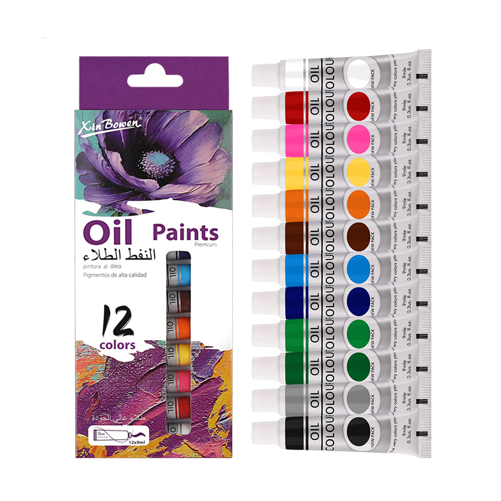 12 Color Oil Paints Set 9ml Tu - Art Craft Youtube recensie en prijs