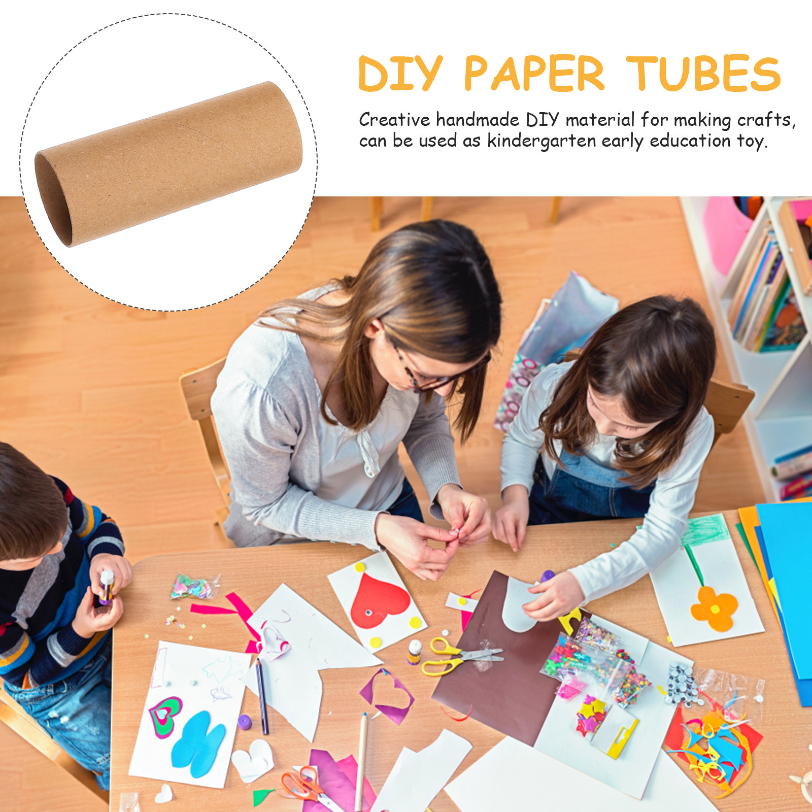 20Pcs Kids DIY Paper Tube Set  - Art Craft Youtube recensie en prijs
